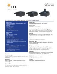 Laing Thermotech DDC Spec Sheet DC Electronically Commutated ...