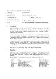 Airworthiness Approval Note - Civil Aviation Authority