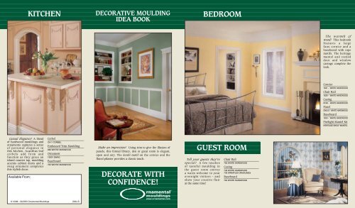 Kitchen Decorate With Confidence Ornamental Mouldings