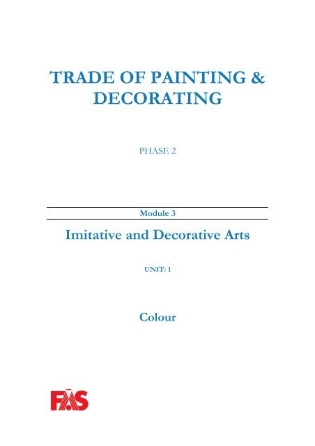 TRADE OF PAINTING & DECORATING - eCollege