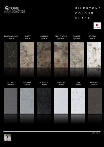 Silestone® colour chart - Stone Surfaces