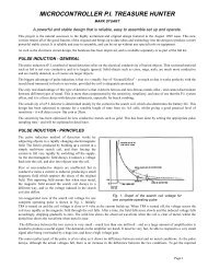 MICROCONTROLLER P.I. TREASURE HUNTER - Geotech