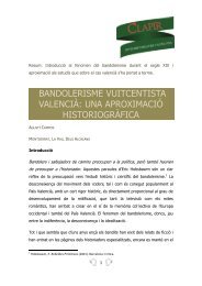 bandolerisme vuitcentista valencià: una aproximació historiogràfica