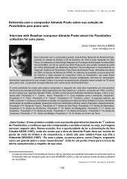 Entrevista com o compositor Almeida Prado sobre sua - Escola de ...