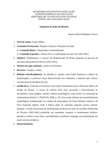 Urbanização e Industrialização - História - Estado do Paraná