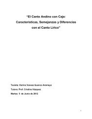 “El Canto Andino con Caja: - ArtesMusicales