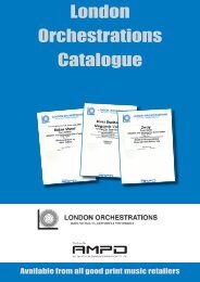 London Orchestrations Catalogue - AMPD