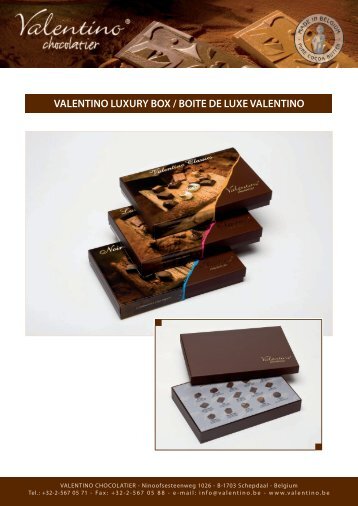 VALENTINO LUXURY BOX / BOITE DE LUXE VALENTINO