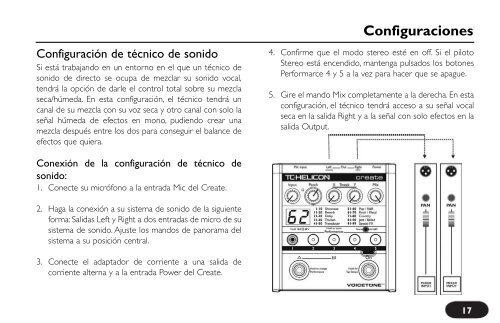 Especificaciones técnicas - TC-Helicon