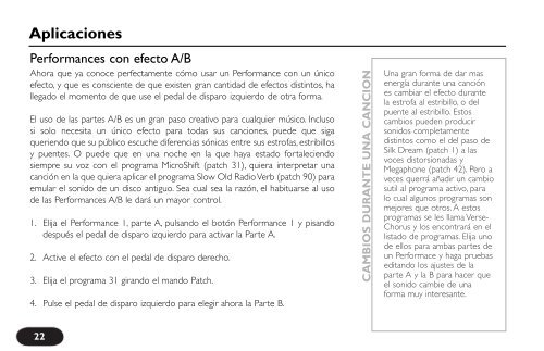 Especificaciones técnicas - TC-Helicon