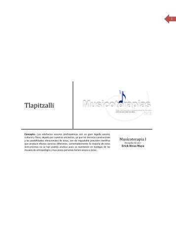 Tlapitzalli - Musicoterapias