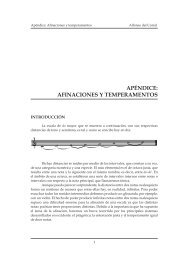 APÉNDICE: AFINACIONES Y TEMPERAMENTOS - Alfonso del Corral