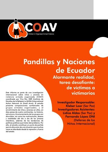 Pandillas y Naciones de Ecuador - COAV