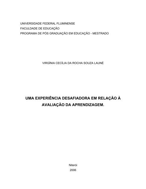 Texto integral (pdf - 1,53 Mb) - UFF