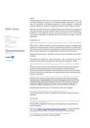 Pedro Sousa linkedin twitter - Instituto Superior Técnico ...