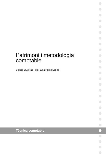 Patrimoni i metodologia comptable - IOC