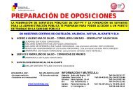 Información y grupos oposiciones - Federación Servicios Públicos ...