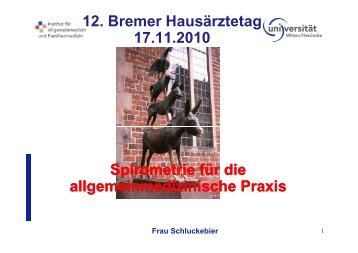 Spirometrie - Hausärzteverband Bremen eV