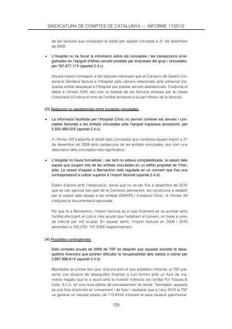 Informe 17/2012 - Sindicatura de Comptes