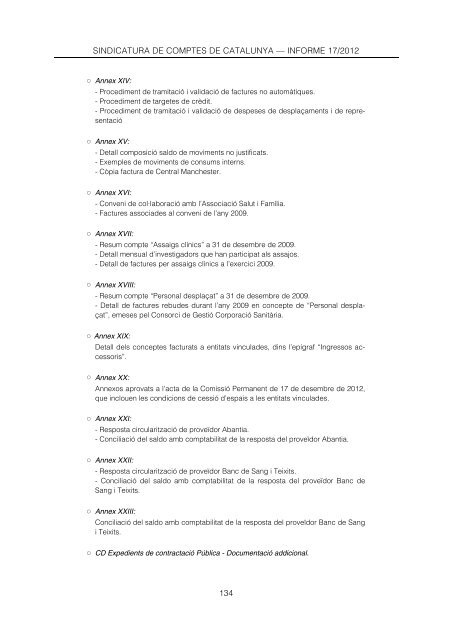 Informe 17/2012 - Sindicatura de Comptes