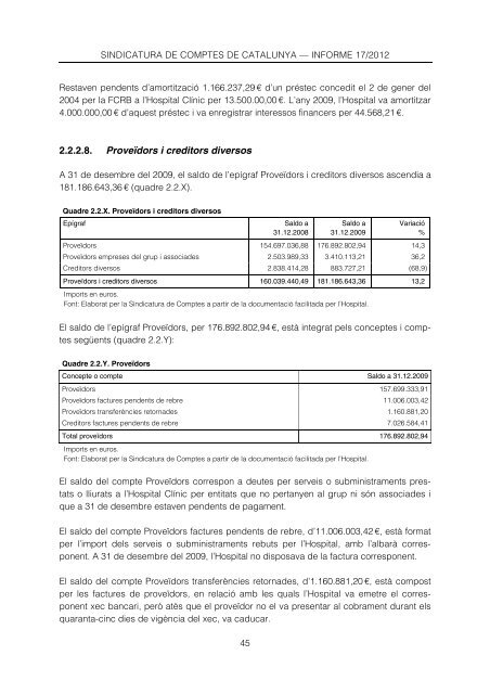 Informe 17/2012 - Sindicatura de Comptes