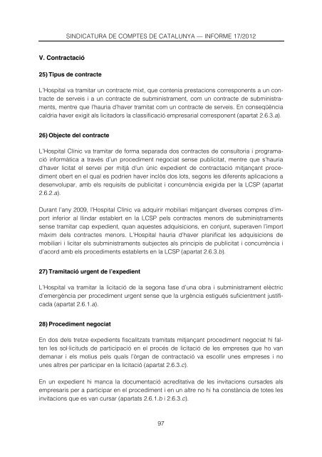 Informe 17/2012 - Sindicatura de Comptes