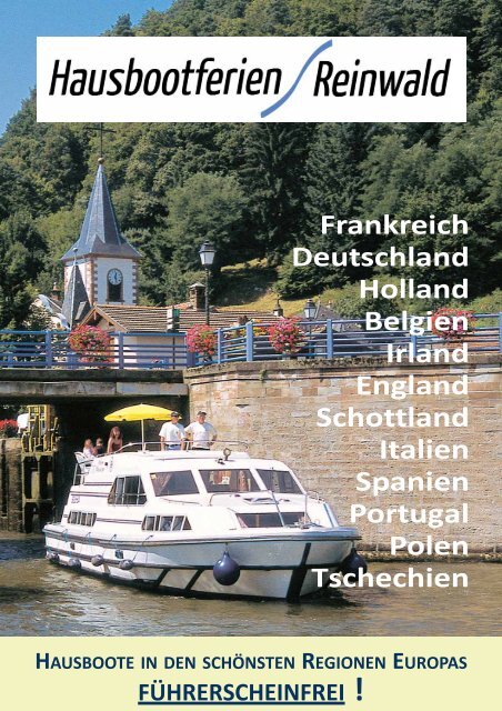 Katalog downloaden/blättern - Hausbootferien Reinwald