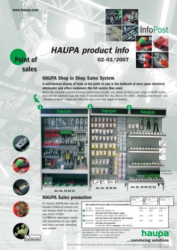 HAUPA product info