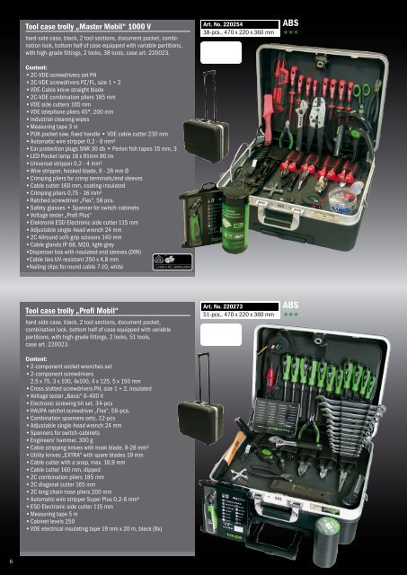 Tool case offer  2013 - Haupa