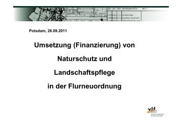 Umsetzung (Finanzierung) - Haus der Natur