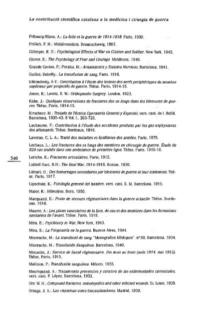 catalana a la medicina 1 cirurgia de guerra - Fundació Uriach 1838