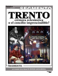 Trento: ¿rémora eclesiástica o el concilio ... - Palabra Nueva