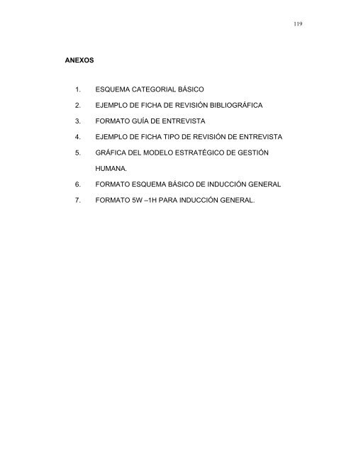 Anexos 1 Esquema Categorial Basico 2 Ejemplo De Ficha De