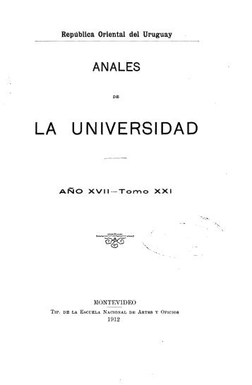 Año 17, t. 21, nº 88 (1912) - Publicaciones Periódicas del Uruguay