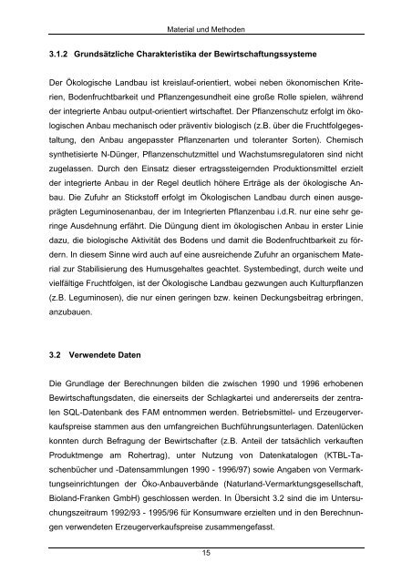 Lehrstuhl für Wirtschaftslehre des Landbaues - Haus im Moos