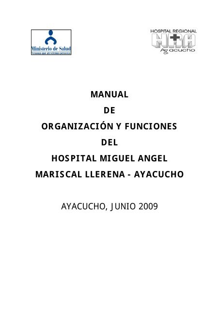 formato descripción de cargos - Hospital Regional de Ayacucho