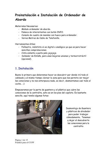 Ordenador de abordo ford focus 2000 #7