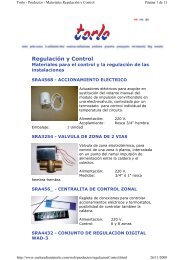 Torlo - Productos - Materiales Regulación y Control 