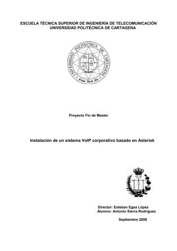 Instalación de un sistema VoIP corporativo basado en Asterisk