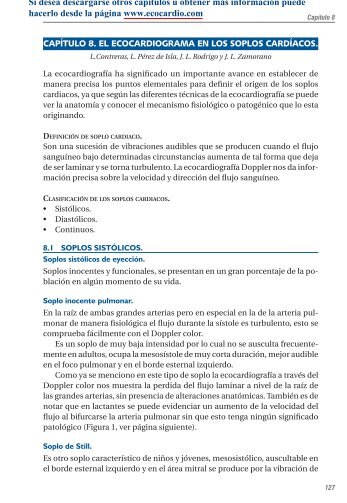 Capítulo del libro: Ecocardiografía Básica. M.A. García Fernández y ...