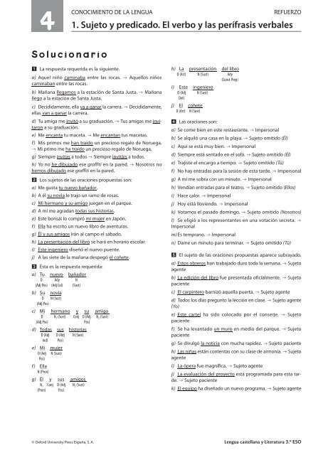 1. El predicado y sus complementos - Gestio d'Alumnes