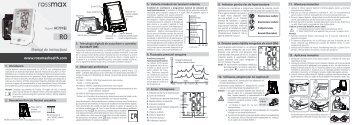 Manual de instrucţiuni - Rossmax