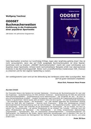 ODDSET Buchmacherwetten - Verlag Rolf Speidel