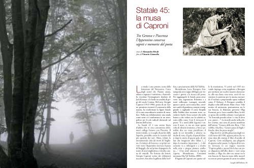 Statale 45: la musa di Caproni