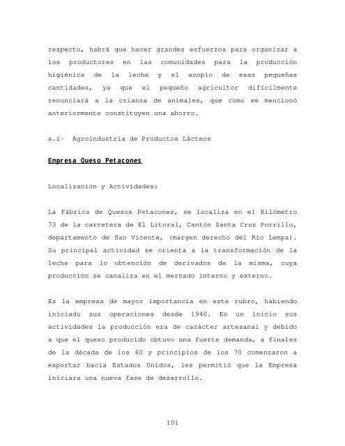 Informe final de consultoría: Procesos y opciones ... - La RED