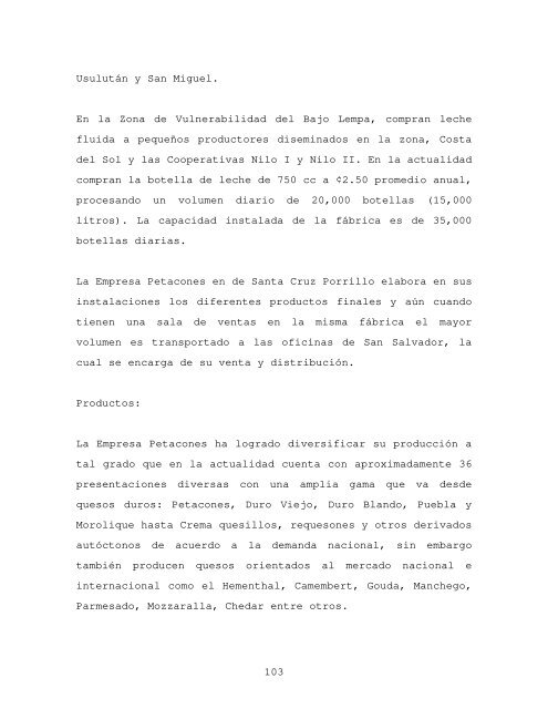 Informe final de consultoría: Procesos y opciones ... - La RED