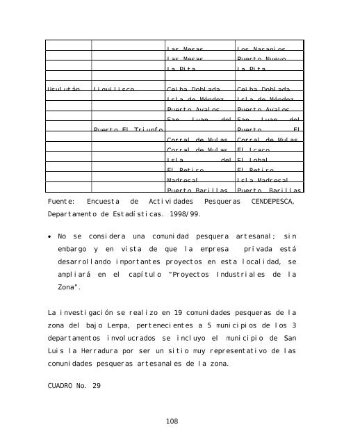 Informe final de consultoría: Procesos y opciones ... - La RED