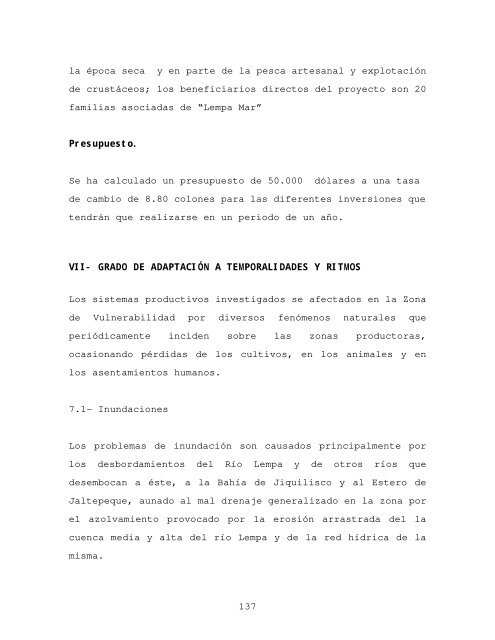 Informe final de consultoría: Procesos y opciones ... - La RED