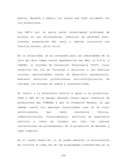 Informe final de consultoría: Procesos y opciones ... - La RED