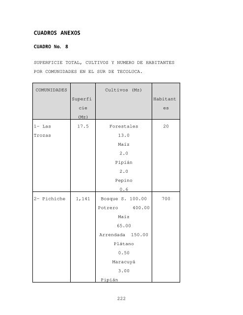 Informe final de consultoría: Procesos y opciones ... - La RED